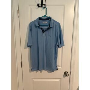 Tommy Bahama Striped Polo – Size XL – Blue